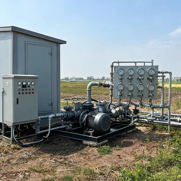 Irrigation pump installation