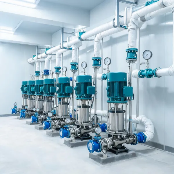 Water supply pump room