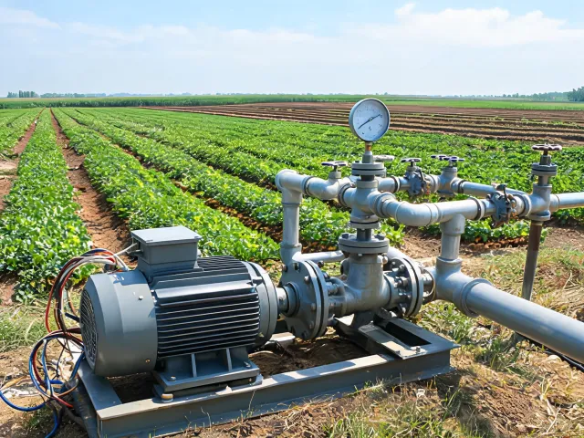 Agricultural irrigation pump